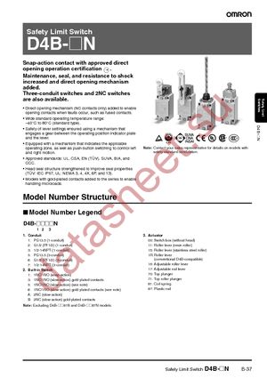 D4B-3113N datasheet  